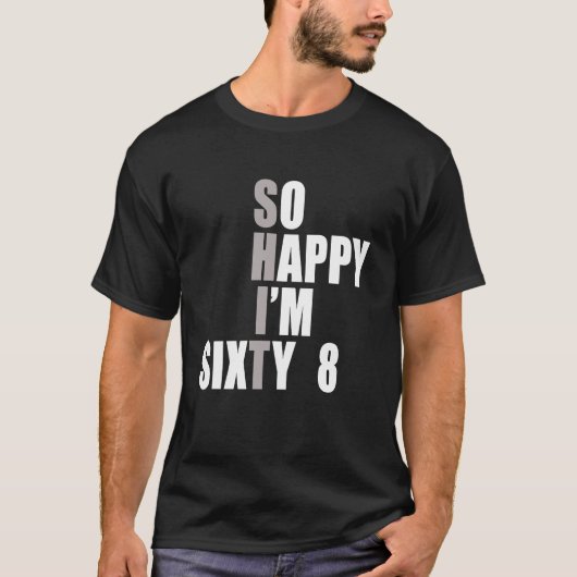 68 68誕生日 Tシャツ (正面)