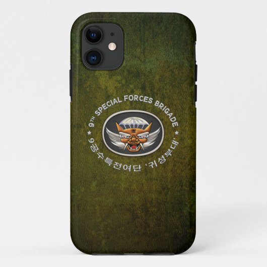 [68] 9th SF BDE Patch Special Edition Case-Mate iPhoneケース (裏面)