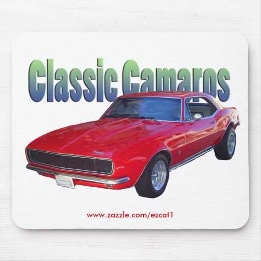 68' Camaroのマウスパッド マウスパッド (正面)