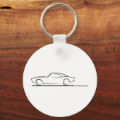 68 Camaro Hard Top BLK キーホルダー (正面)