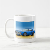 68_Firebird_BLUE コーヒーマグカップ (左)