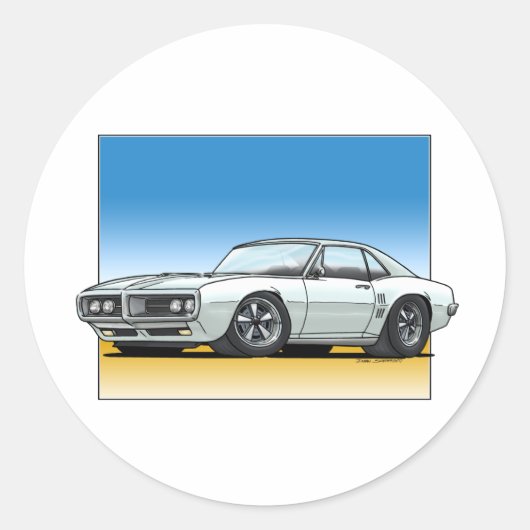 68_Firebird_WHITE ラウンドシール (正面)