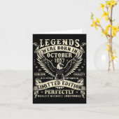 68 Year Old Bday For Men 68th Birthday October 195 カード (黄色い花)