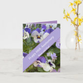 68thアニバーサリー編集可能 カード (黄色い花)