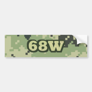 68W バンパーステッカー