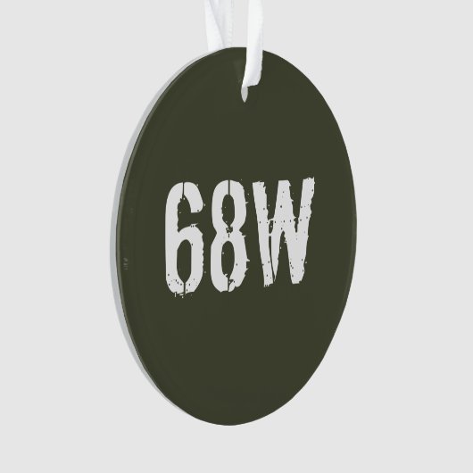 68W -緑 オーナメント (正面)