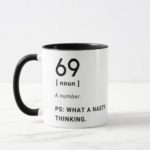 69おもしろい定義 マグカップ