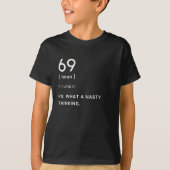 69おもしろい定義 Tシャツ (正面)