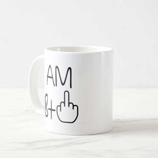 69おもしろい番誕生日コーヒーマグ コーヒーマグカップ (正面左)