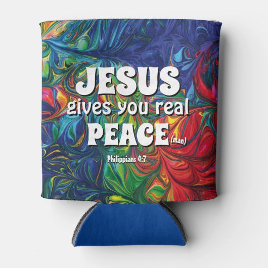 69の与えイエスよ実在よ平和（人） 缶クーラー (正面)