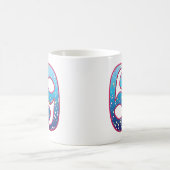 69の年齢の激賞 コーヒーマグカップ (中央)