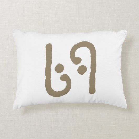 69アクセント枕 アクセントクッション (正面)