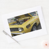 69イェンコカマロ 長方形シール (封筒)