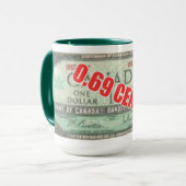 69セント・ドル マグカップ (正面左)