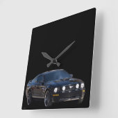 '69ボス429マスタング時計 スクエア壁時計 (傾斜)