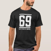 69人の好み数 Tシャツ (正面)