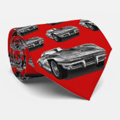 「69台のコルベットのアカエイのタイ ネクタイ (ロール)