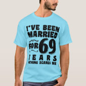 69年間の結婚生活を送る祖父母のようにかっこいい Tシャツ (正面)