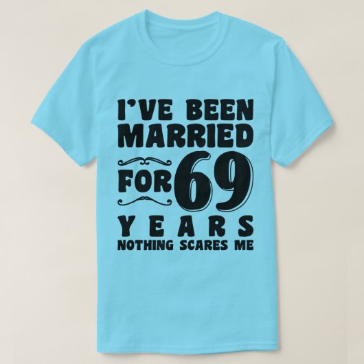 69年間の結婚生活を送る祖父母のようにかっこいい Tシャツ (デザイン正面)