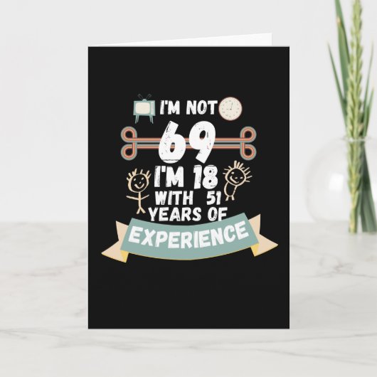 69歳じゃない、18歳で51年の経験 - for69 カード (正面)