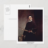 69歳の自画像、Hayez Francesco著 ポストカード (正面/裏面)