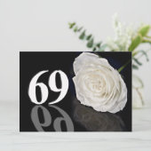69歳の誕生日パーティー招待状 招待状 (スタンド正面)