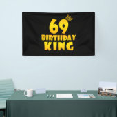 69歳の誕生日王への69歳の誕生日贈り物 横断幕 (トレードショー)