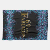 69歳の誕生日 キッチンタオル (横)