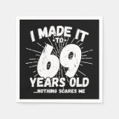 69歳皮肉ミームおもしろい69誕生日 スタンダードカクテルナプキン (正面)