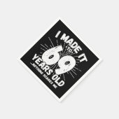 69歳皮肉ミームおもしろい69誕生日 スタンダードカクテルナプキン (角)