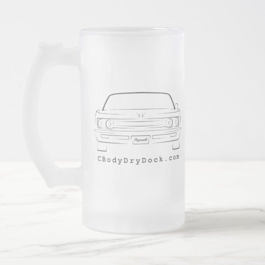 69激怒 フロストグラスビールジョッキ (左)