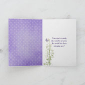 69誕生日リリユオブザバレーブーケ カード (内部)