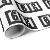 69誕生日走行距離 ラッピングペーパー (ロールコーナー)