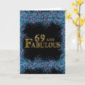 69誕生日 カード (黄色い花)