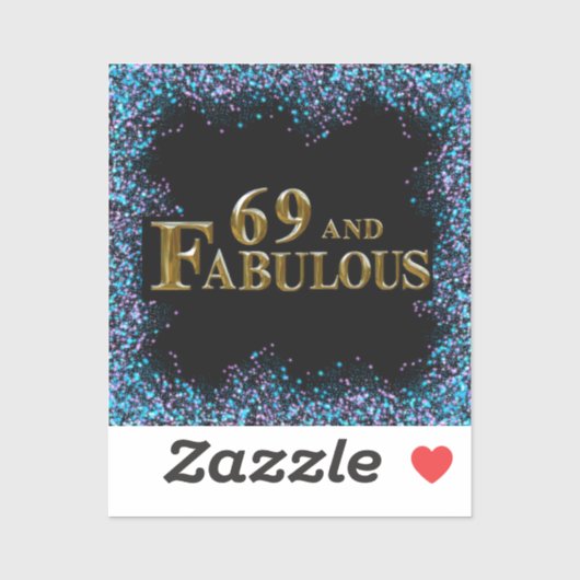 69誕生日 シール (シート)