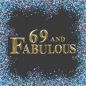 69誕生日 シール (正面)