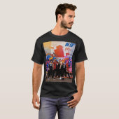 69°星打ちシャツ – 青ロゴ Tシャツ (正面フル)