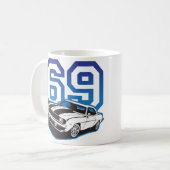 69 Camaro コーヒーマグカップ (正面左)