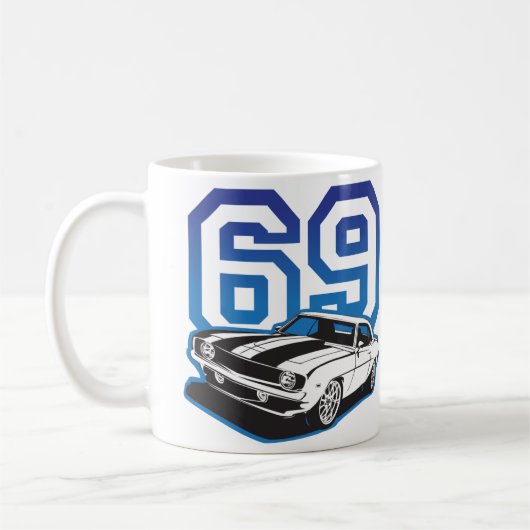 69 Camaro コーヒーマグカップ (左)