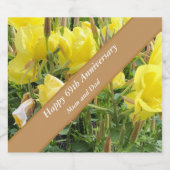 69thアニバーサリー編集可能 スパークリングワインラベル (シングルラベル)