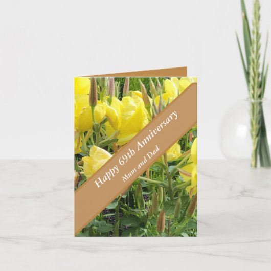 69th Anniversary編集可能カード カード (正面)