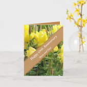 69th Anniversary編集可能カード カード (黄色い花)