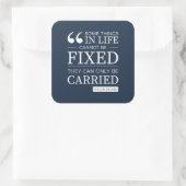 6"のセットは海軍の固定"ステッカーである場合もありません スクエアシール (バッグ)