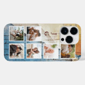 6-クールPhotos w/Monogram on Urban BGグランジ iPhoneケース (裏面横)