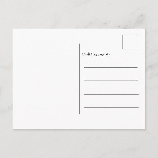 6 シンプルInstaフォトコラージュメリークリスマス ポストカード (裏面)