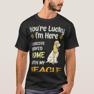 6 ビーグルとおうちデート Tシャツ