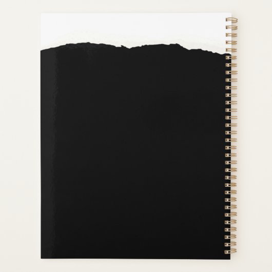 6 モダンフォトコラージュおばあちゃんパーソナライズされた プランナー手帳 (裏面)