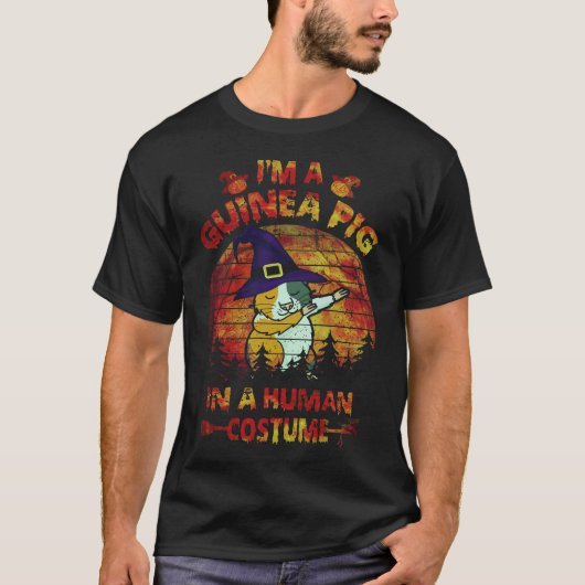 6 モルモット コスチューム 人間用 Tシャツ (正面)