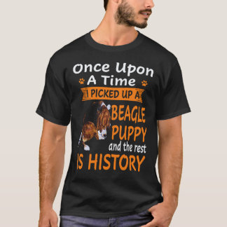 6 ワン・アポン・ア・タイム - ビーグルパピー ビーグル Tシャツ