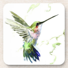 6 個セットのコースター - ハミングバード コースター